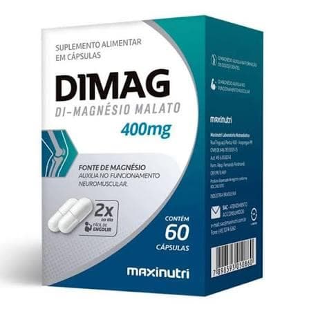 DIMAG - DI-MALATO DE MAGNESIO 400MG - 60 CAPS