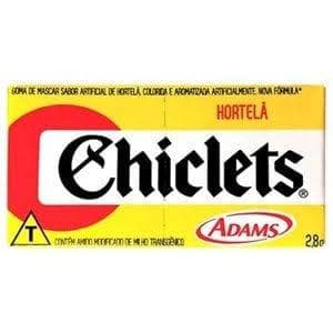 CHICLETS HORTELA C MENTA